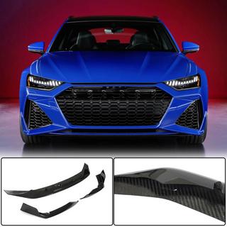 Front Bumper Lip Spoiler (for RS6, Carbon) photo 1