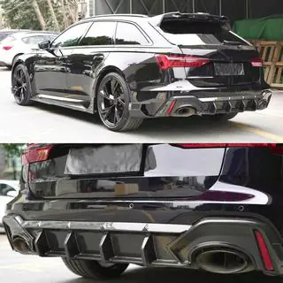 Rear Bumper Diffuser (for RS6, Carbon) photo 2