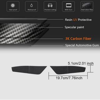 Front bumper air vent covers V2 (for RS7 2018-2022, Dry Carbon) photo 4