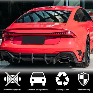 Rear bumper vent covers (for RS7 2018-2022, Dry Carbon) photo 3
