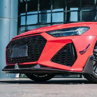 Front Bumper Lip V2 (for RS7, Dry Carbon) photo 2