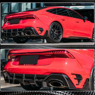 Rear Bumper Diffuser (for RS7 2018-2022, Dry Carbon) photo 2