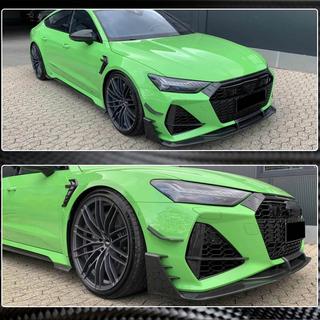Front Bumper Lip V1 (for RS7 2018-2022, Dry Carbon) photo 4