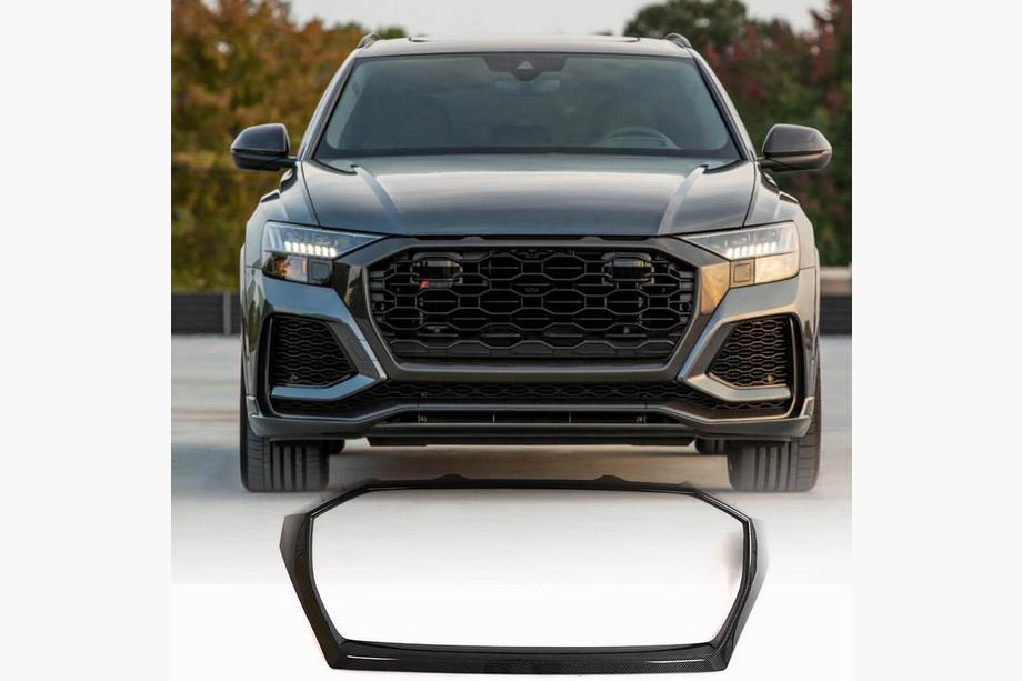 Audi Q8 2018- Front Grille Surround for RSQ8 Carbon Image