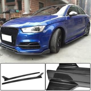 V4 Side Skirts (for S-Line Sedan, Carbon) photo 1