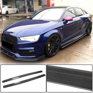 Side Skirts V3 (for S-Line Sedan, Carbon) photo 2