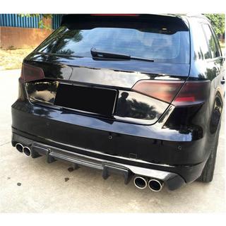 Rear Bumper Diffuser V1 (for S-Line HB 2012-2016, Carbon) Audi A3 2012-2020 photo 3
