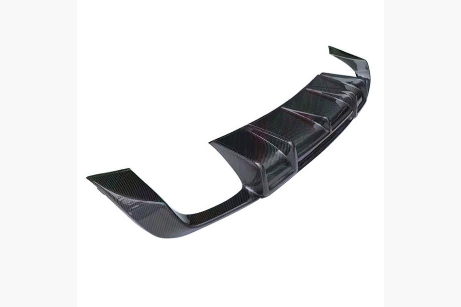Audi A3 2012-2020 Rear Bumper Diffuser V1 (for S-Line HB 2012-2016, Carbon) Photo 4