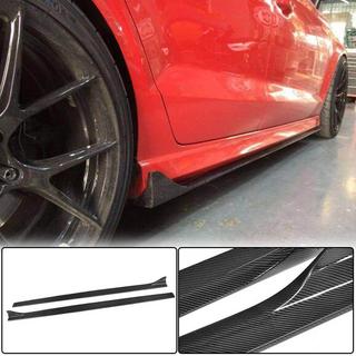 Side Skirts V2 (for S-Line Sedan, Carbon) photo 1