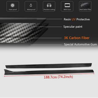 Side Skirts V2 (for S-Line Sedan, Carbon) photo 4