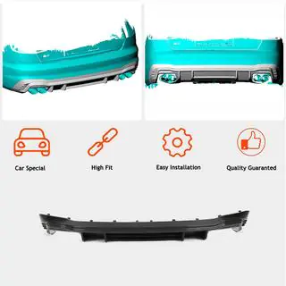 Rear Bumper Diffuser V1 (for S-Line, Carbon) photo 2