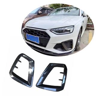 Fog Light Covers V1 (for S-Line SD 2015-2019, Carbon) Audi A4 B9 2015-2024 photo 1