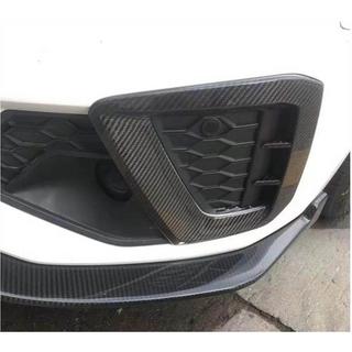 Fog Light Covers V1 (for S-Line SD 2015-2019, Carbon) Audi A4 B9 2015-2024 photo 3