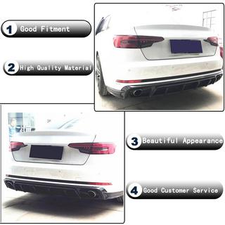 Rear Bumper Diffuser (for S4 2017-2020, Carbon) photo 2