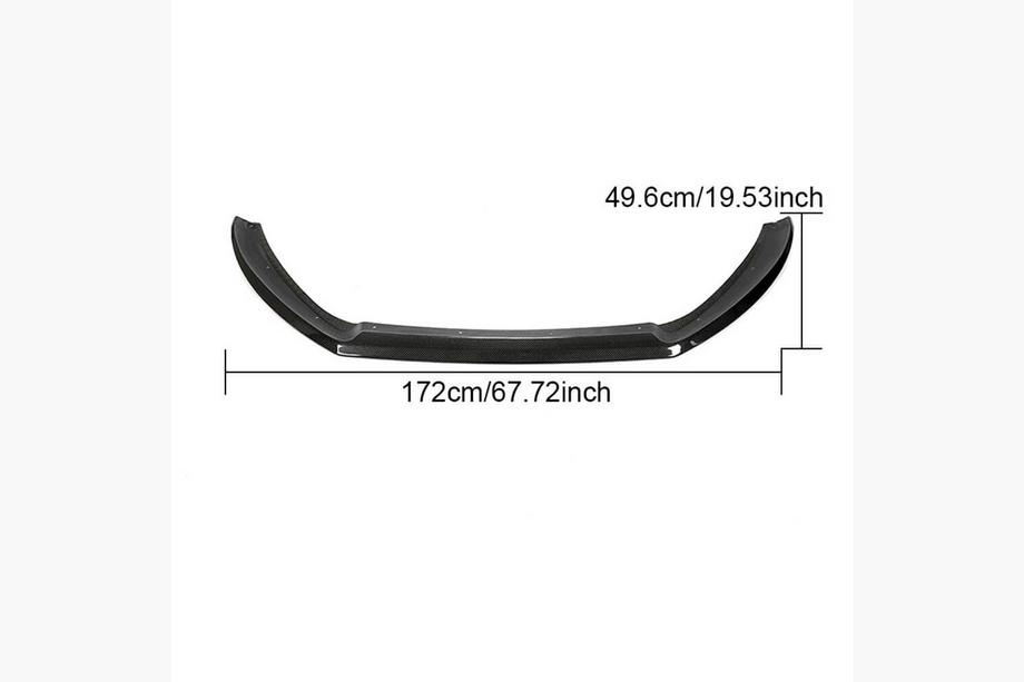 Audi A5 2007-2015 Front Bumper Lip (for S-Line Coupe 2007-2011, Carbon) Photo 6