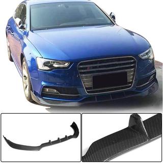 Front Bumper Lip V3 for S-Line 2012-2015 Carbon photo 1