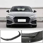 Audi A5 2016-2025 Front Bumper Lip V3 (for S-Line 2021-2025, Carbon) photo 1