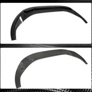 Front Bumper Lip V3 (for S-Line 2021-2025, Carbon) photo 3