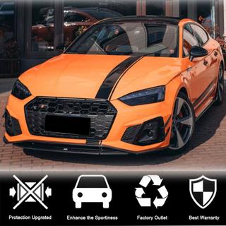 Front Bumper Lip V1 for S-Line 2021-2025 Carbon photo 3