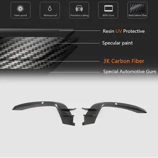 Carbon Fog Light Covers (for S-Line 2014-2018) photo 4