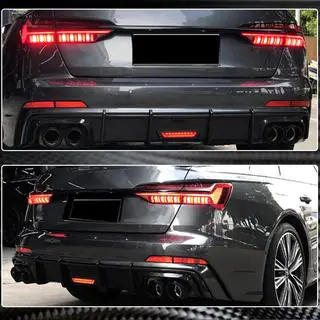 Rear Bumper Diffuser Carbon (for S-Line 2014-2018) photo 1