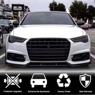 Front Bumper Lip Carbon V1 for S-Line 2014-2018 photo 2