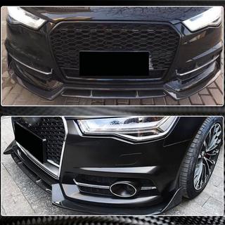 Front Bumper Lip Carbon V1 for S-Line 2014-2018 photo 3