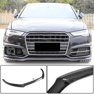 Front Bumper Lip Carbon V3 for S-Line 2014-2018 photo 1