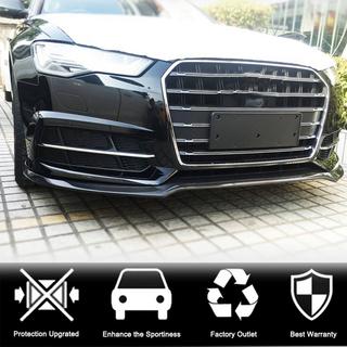 Front Bumper Lip Carbon V3 for S-Line 2014-2018 photo 2