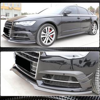 Front Bumper Lip Carbon V3 for S-Line 2014-2018 photo 3