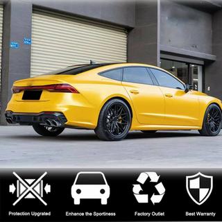 Rear Bumper Diffuser (for S-Line 2018-2022, Carbon) photo 3