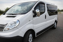 Renault Trafic 2001–2015 Chrome Mirror Covers (2 pcs) Chrome Plastic photo 1