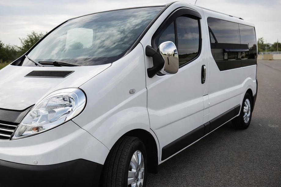 Renault Trafic 2001–2015 Chrome Mirror Covers (2 pcs) Chrome Plastic Image
