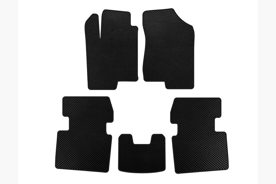 Hyundai Sonata NF 2004-2009 EVA Floor Mats (black) Photo 1