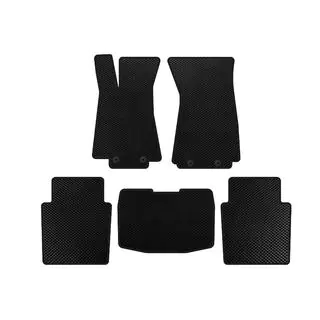 EVA Floor Mats (SD, Black) Jaguar XJ 2003-2009