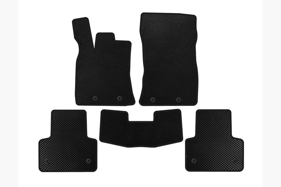 Jaguar XJ 2010- EVA Floor Mats (Short, Black) Image
