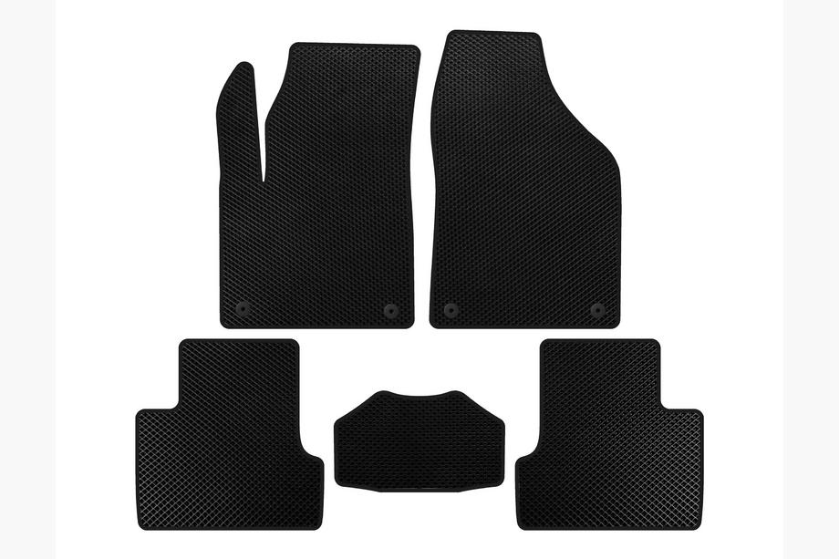 Jeep Cherokee KL 2013- EVA Floor Mats (2018+, Black) Photo 1
