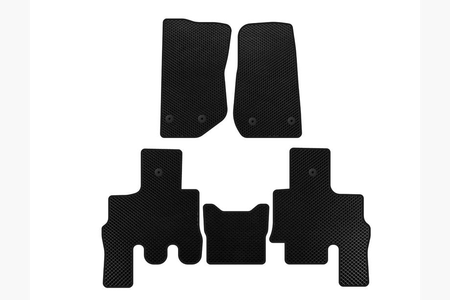 Jeep Wrangler 2007-2017 EVA Floor Mats (black) Image