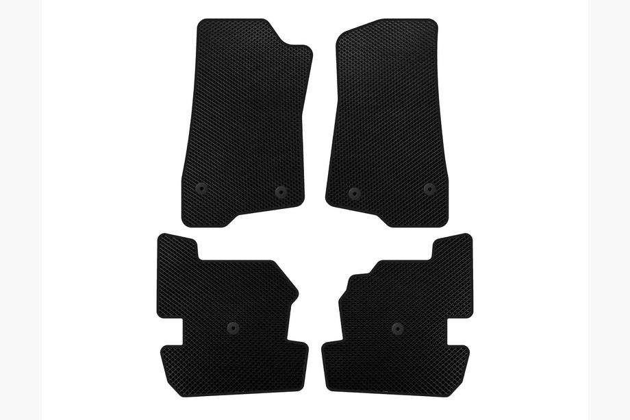 Jeep Wrangler 2018- EVA Floor Mats (black) Image