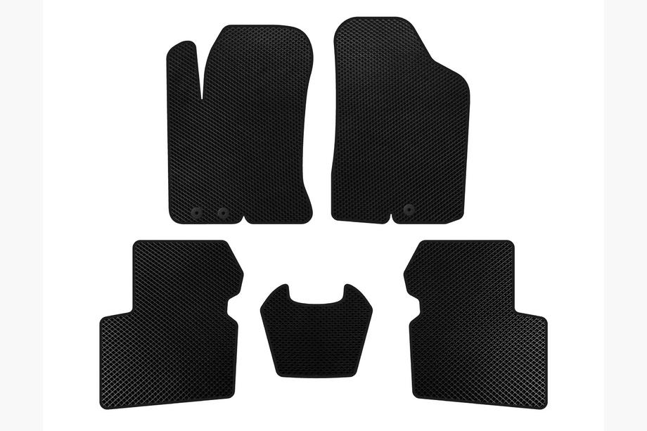 Kia Cerato 2 2010-2013 EVA Floor Mats (SD, Black) Image