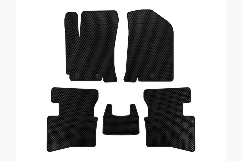 Kia Rio 2012-2017 EVA V2 Floor Mats (Black) Image