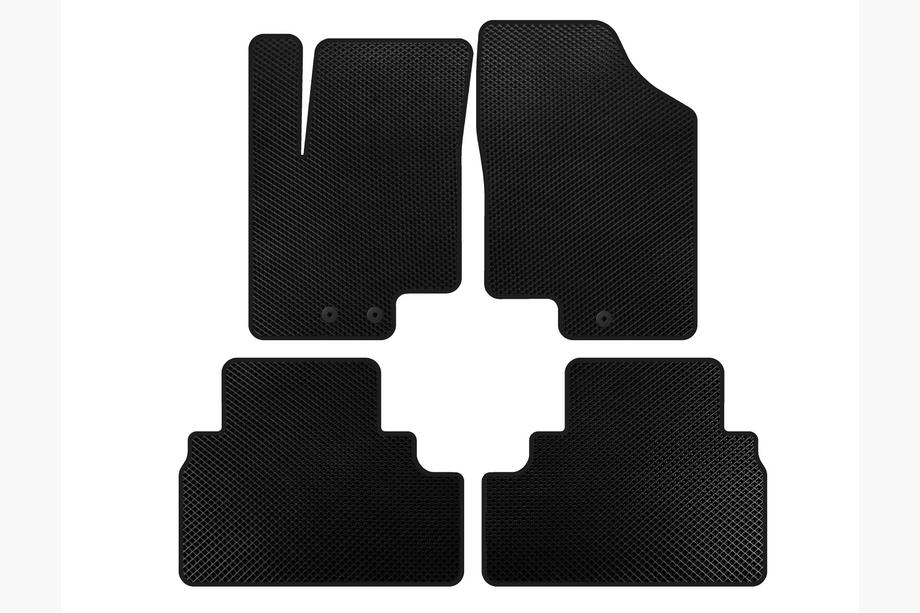 Kia Venga 2010-2019 EVA Floor Mats (black) Image