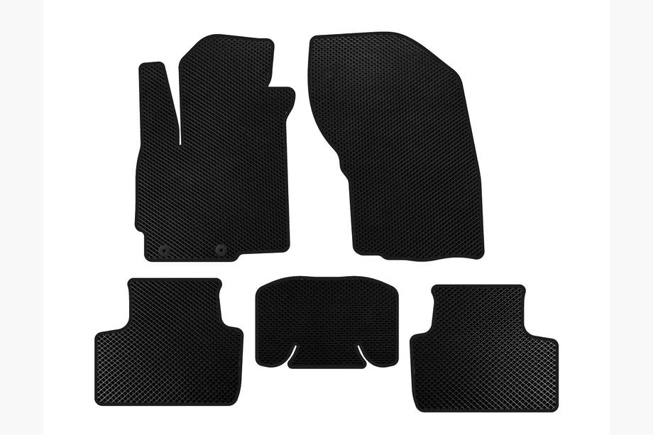 Mitsubishi ASX 2010-2023 EVA Floor Mats (2019-2023, Black) Photo 1