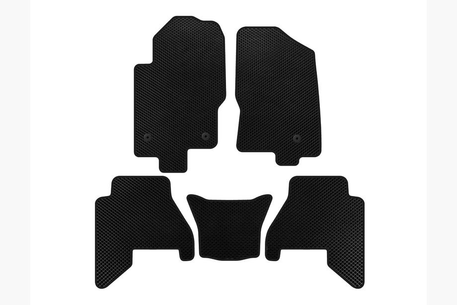 Nissan Pathfinder R51 2005-2014 EVA V2 floor mats (2 rows, black, 2010-2014) Photo 1
