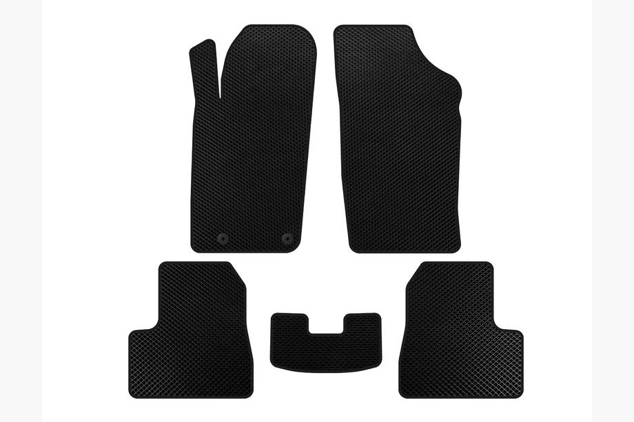 Peugeot 206 1998-2024 EVA Floor Mats (2009-2013, black) Image