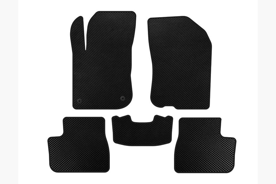 Peugeot 208 2012-2019 EVA Floor Mats (black) Image