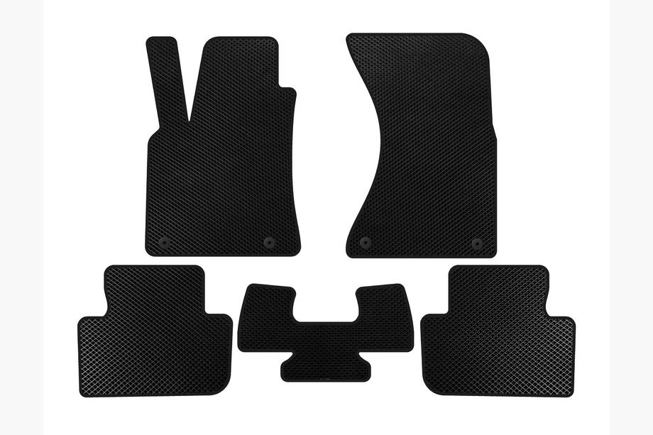 Porsche Macan 2014-2024 EVA Floor Mats (2014-2018, Black) Image