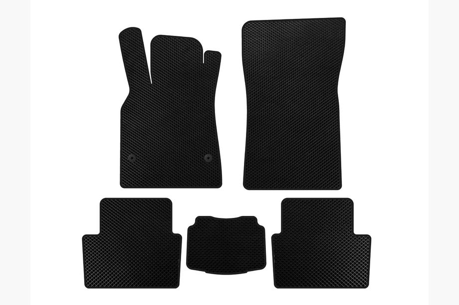 Renault Fluence 2009-2016 EVA Floor Mats (SD, Black) Image