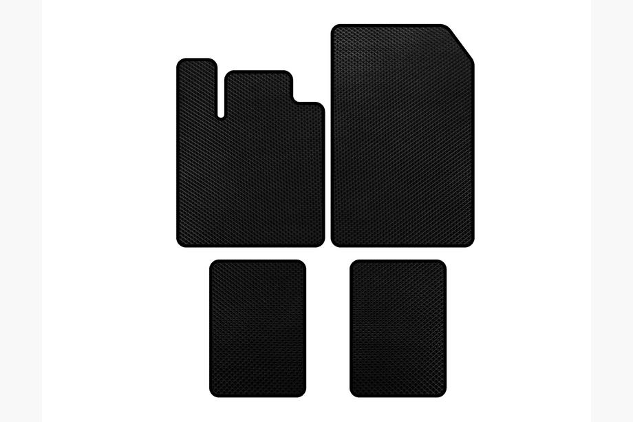 Renault Twingo 2007-2014 EVA Floor Mats (black) Image