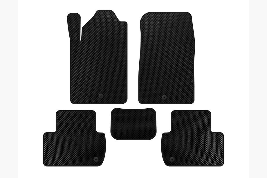 SsangYong Rexton I 2001-2017 EVA Floor Mats (Black) Photo 1